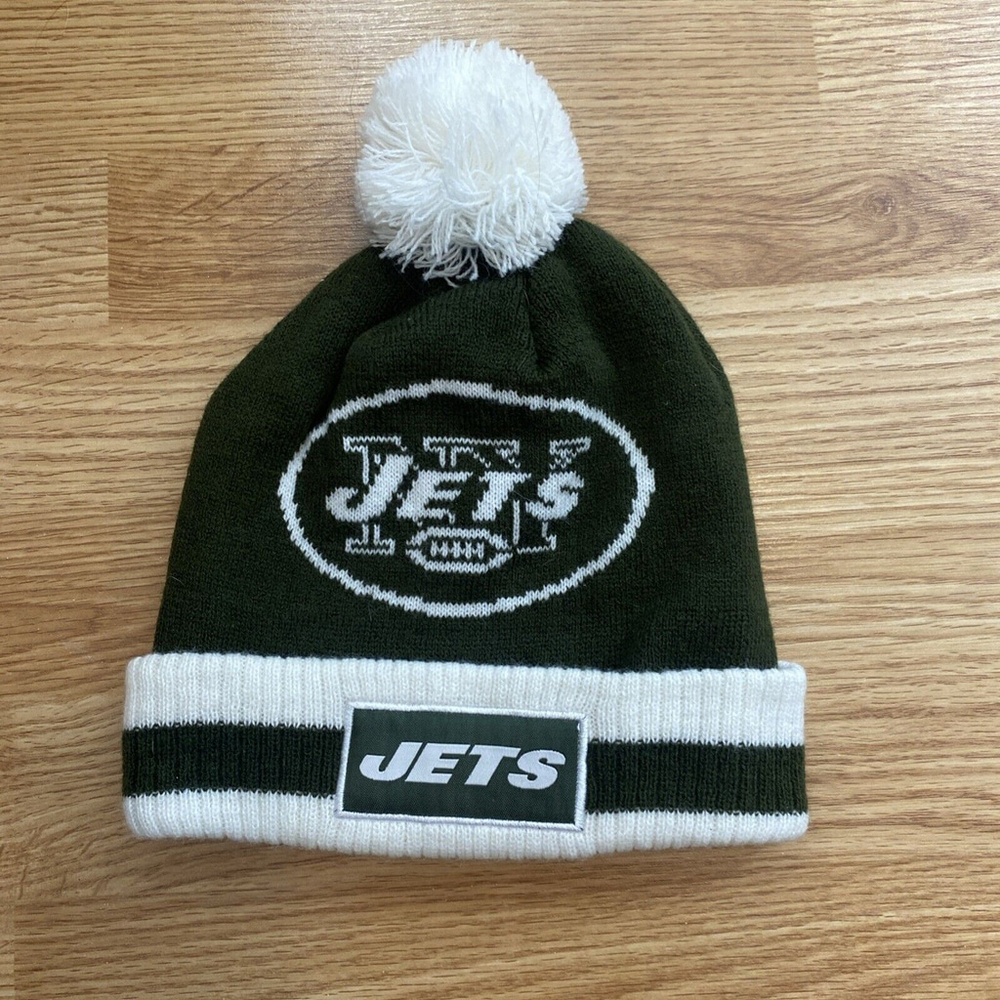NEW YORK JETS NFL x BUD LIGHT HAT‎ TOQUE BEANIE WARM WINTER KNIT NWOT PODION